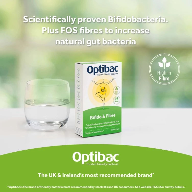 Optibac Bifido & Fibre x10 Sachets