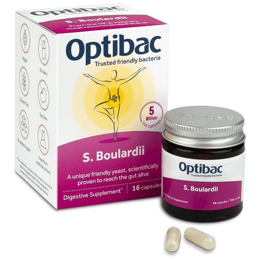 Optibac Saccharomyces Boulardii x16 Capsules