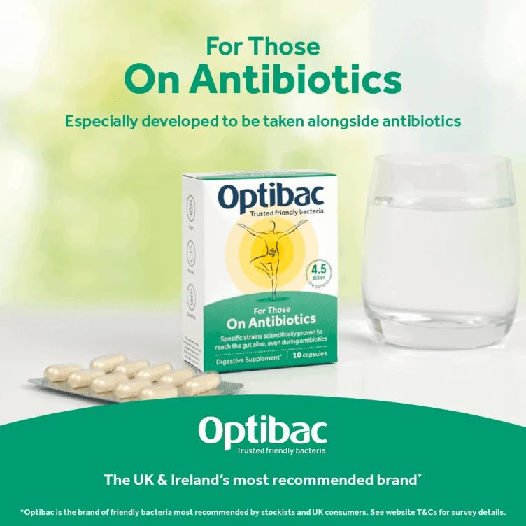 Optibac For Those On Antibiotics x10 Capsules
