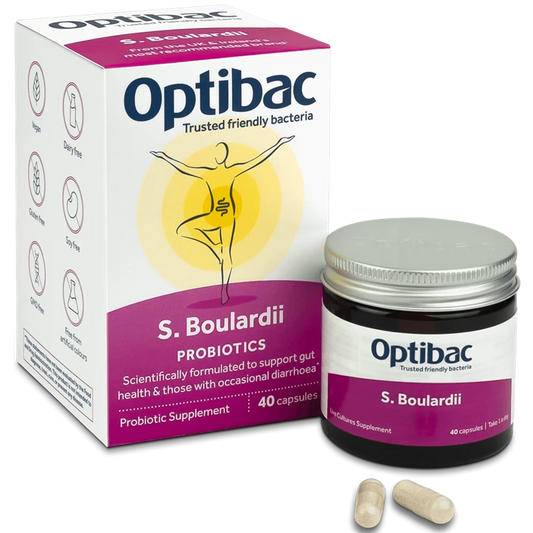 Optibac Saccharomyces Boulardii x40 Capsules